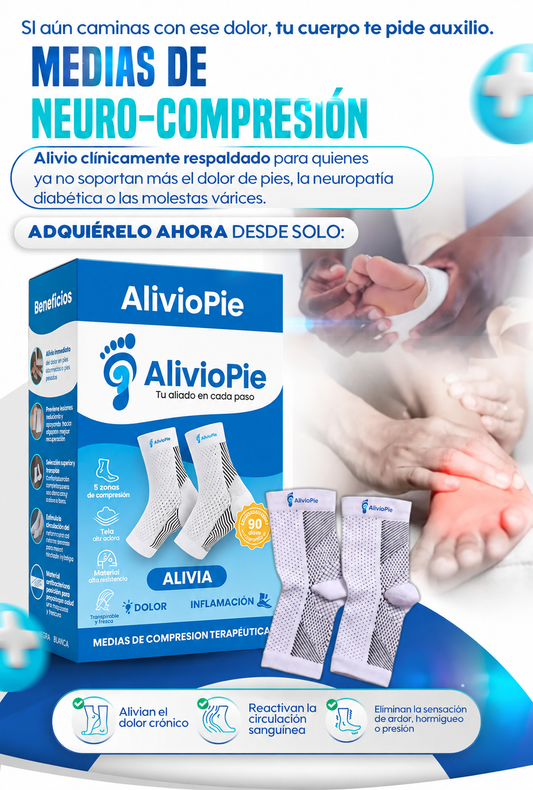 AlivioPie® Medias de Compresión Ortopédicas